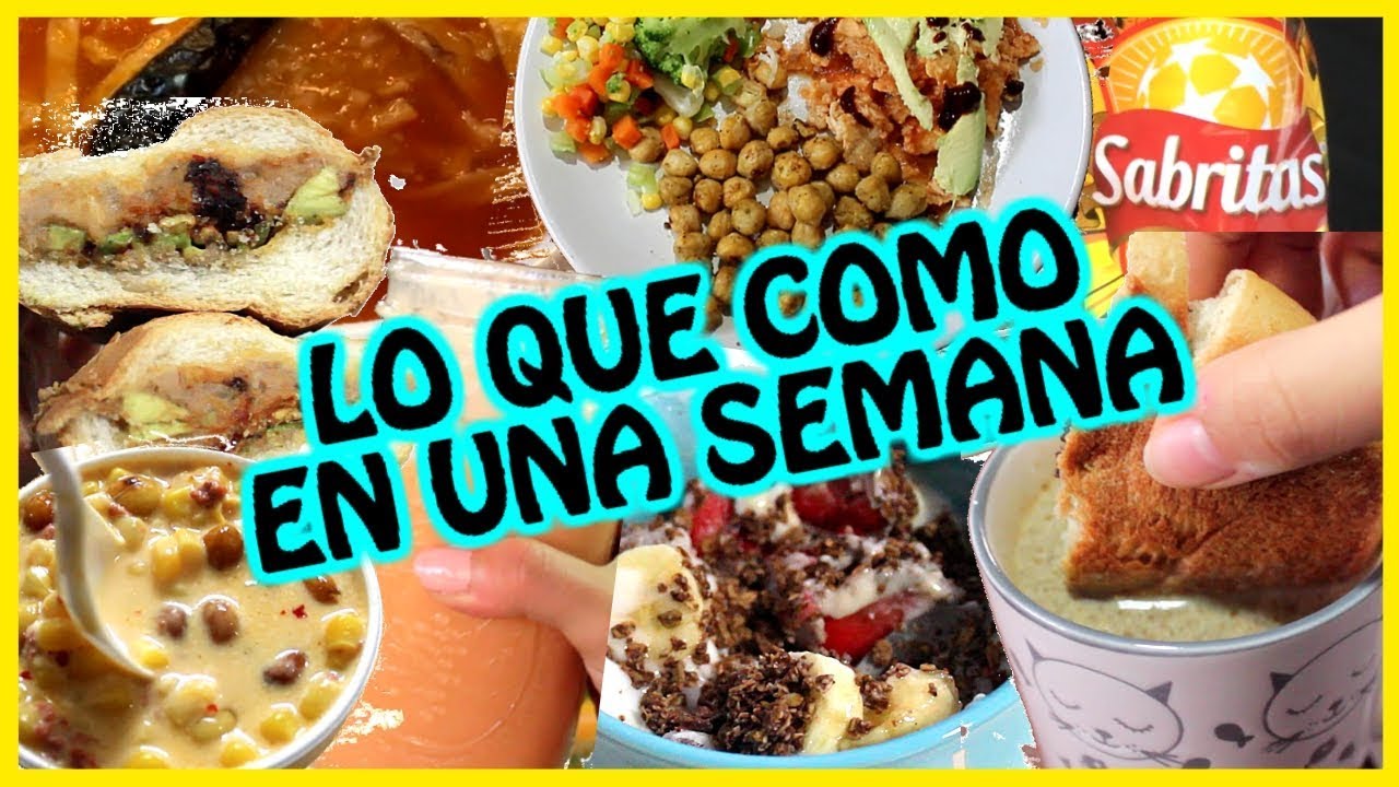 lo que comí en una semana de agosto aunque ya es septiembre uupsss jiji