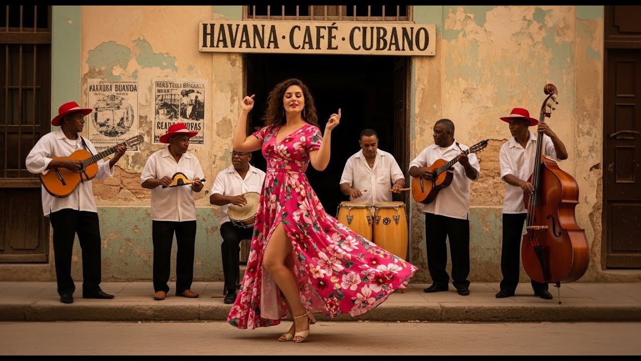 Café Cubano Music 🎹: Caribbean Café Nights & Gentle Piano Jazz • mix57