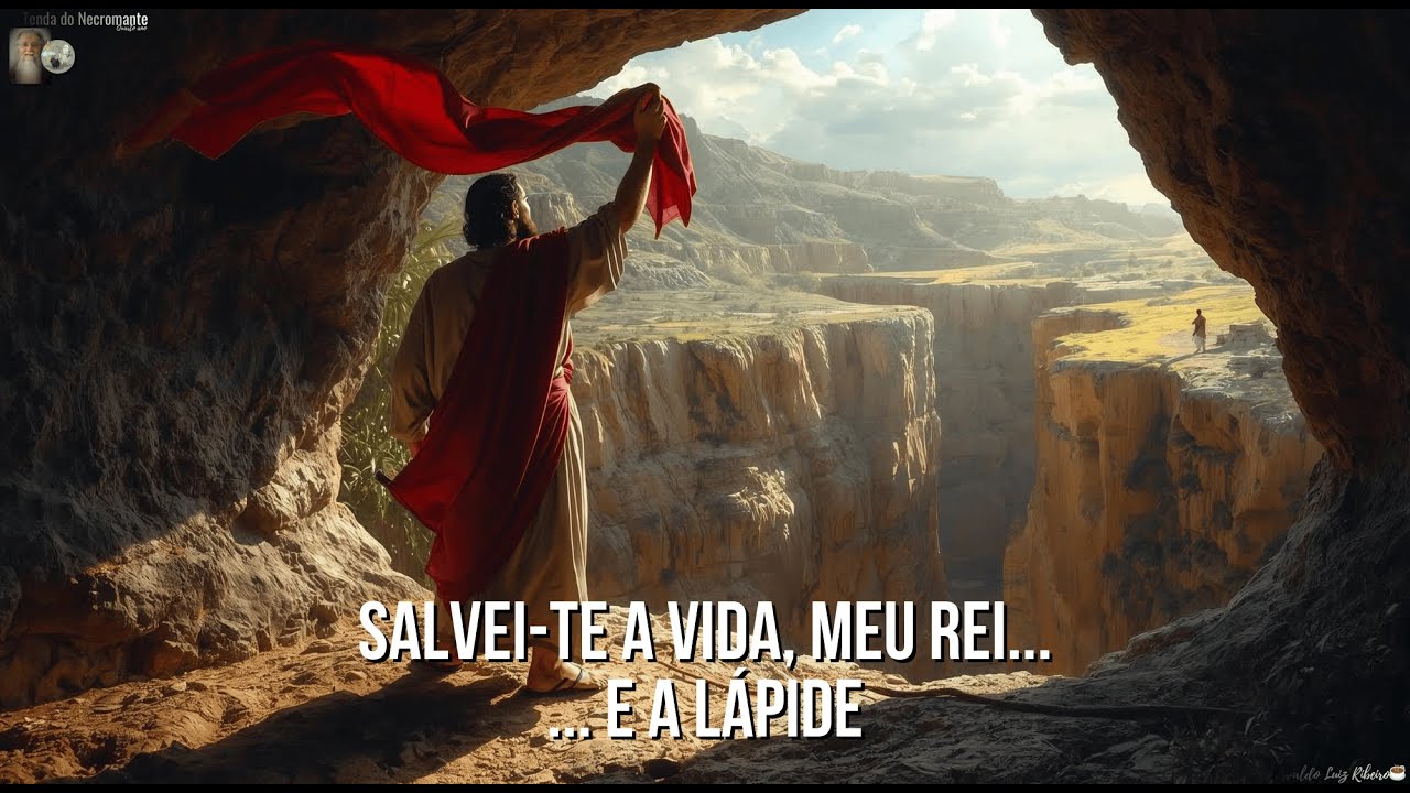 1 Samuel 24,8-14. David releva a Saul que poderia tê-lo matado enquanto se aliviava na caverna