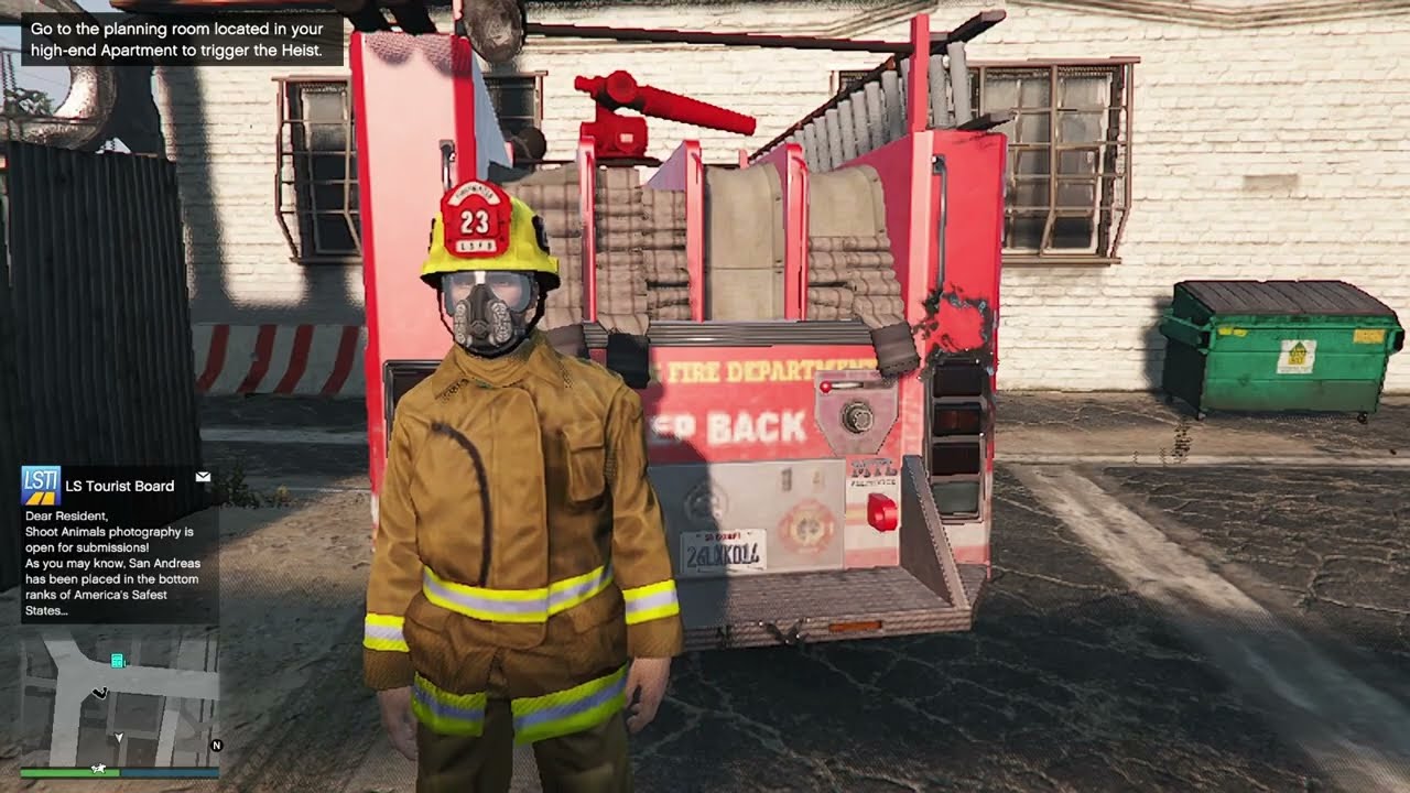 🧑‍🚒🚒 الإطفائي الماهر في قراند اون لاين | FIRE FIGHTER GTA ONLINE