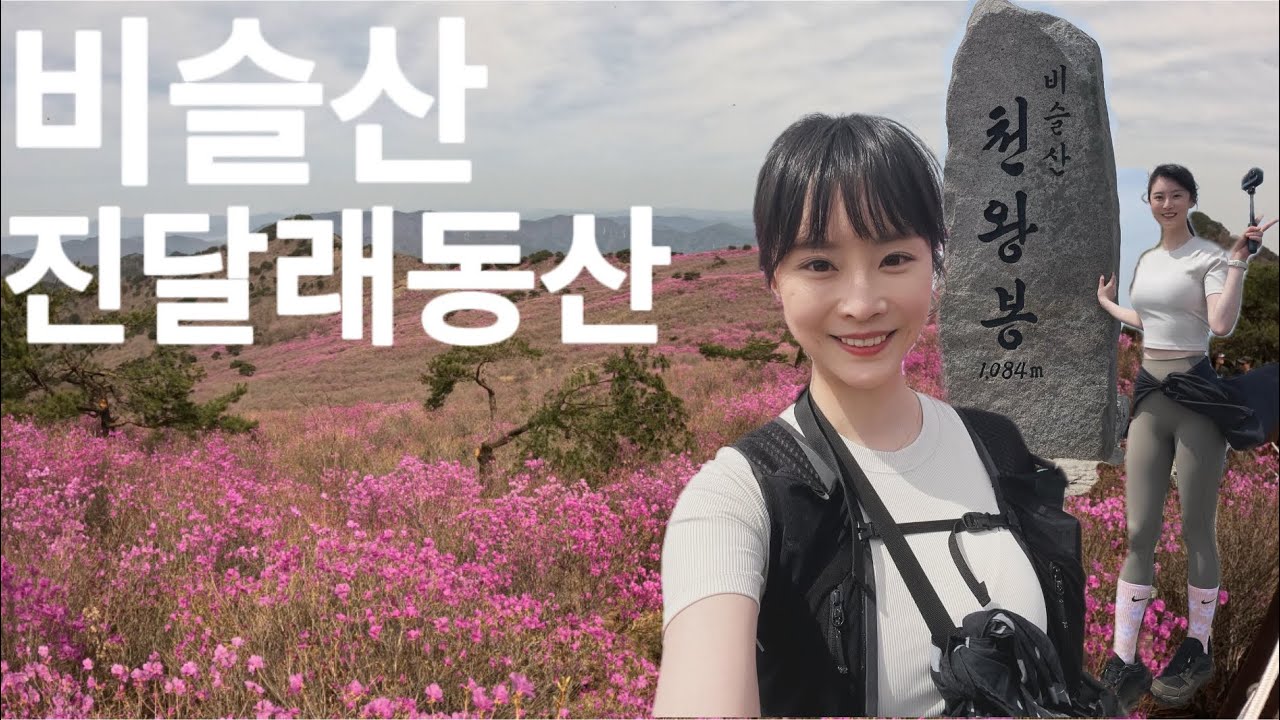 ⛰️비슬산⛰️최고의 진달래동산🌸유가사 코스10km