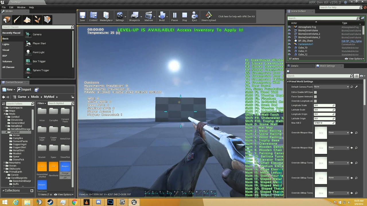 Ark Dev Kit Tutorial: 10- New gun!