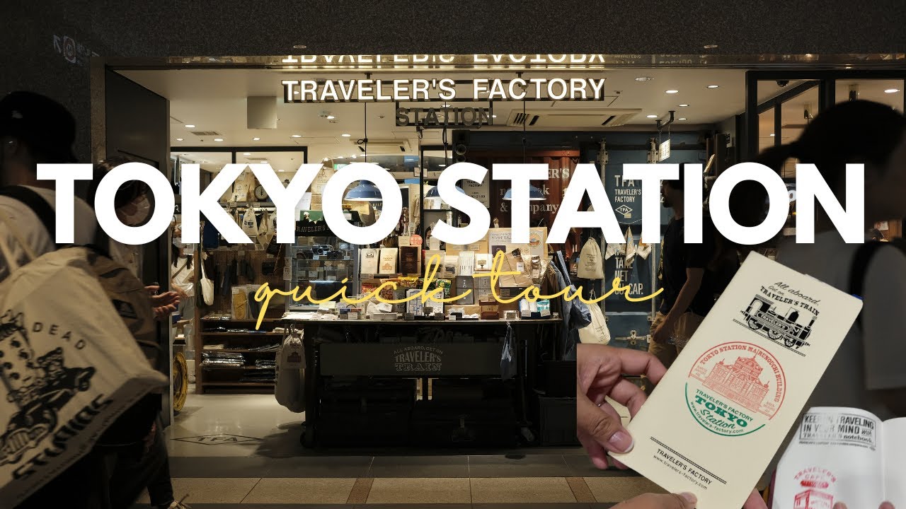 my first ever visit to Traveler's Factory Tokyo Station | Quick Tour | stamps