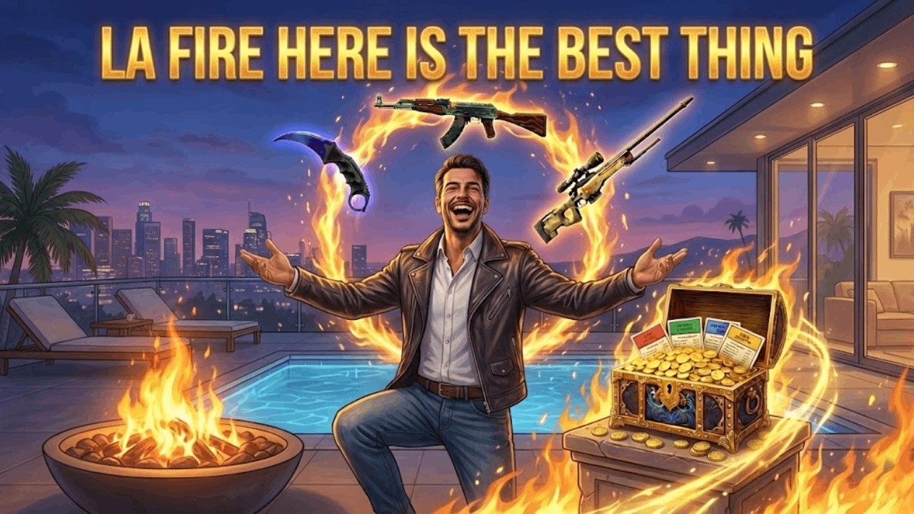 LA FIRE HERE IS THE BEST THING