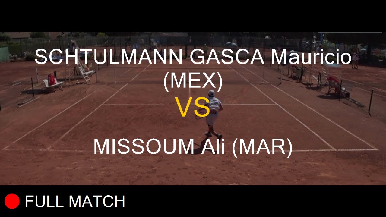 SCHTULMANN GASCA Mauricio (MEX) VS MISSOUM Ali (MAR) - La Balle Mimosa 2022