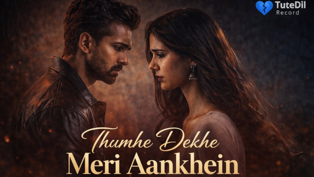 Thumhe Dekhe Meri Aankhein 💔 | New Romantic Bollywood Love Song | Slowed + Reverb | TuteDil Record