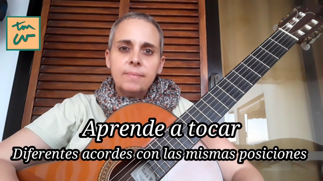 Aprende a hacer diferentes acordes con las mismas posiciones.