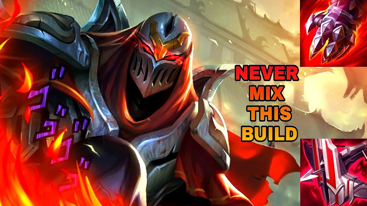 ZED UNUSUAL BUILD NEVER TRY THIS - WILD RIFT
