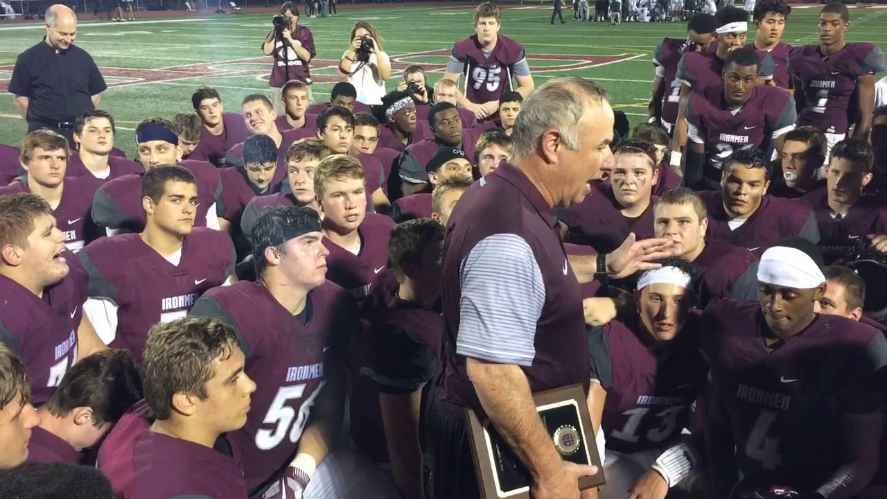Don Bosco Prep celebrates head coach Greg Toal's 300th win