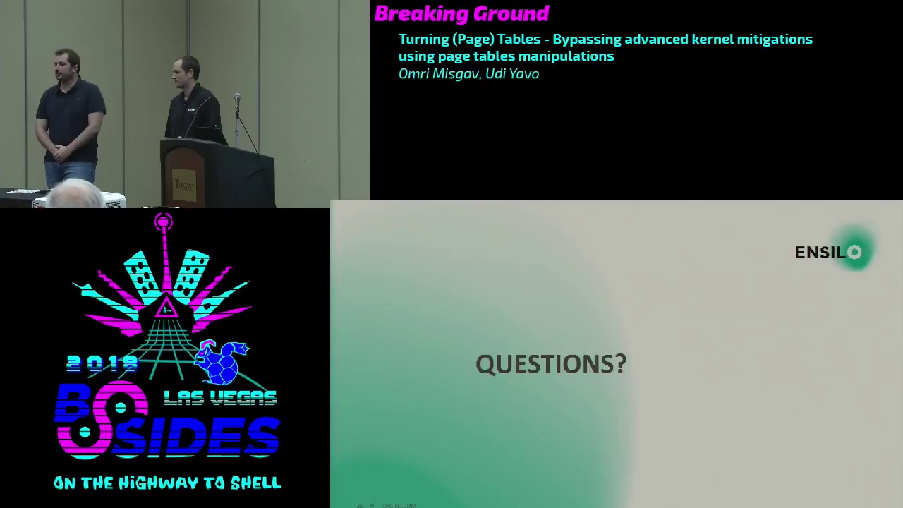 BSIDESLV 2018 - Breaking Ground - Day Two