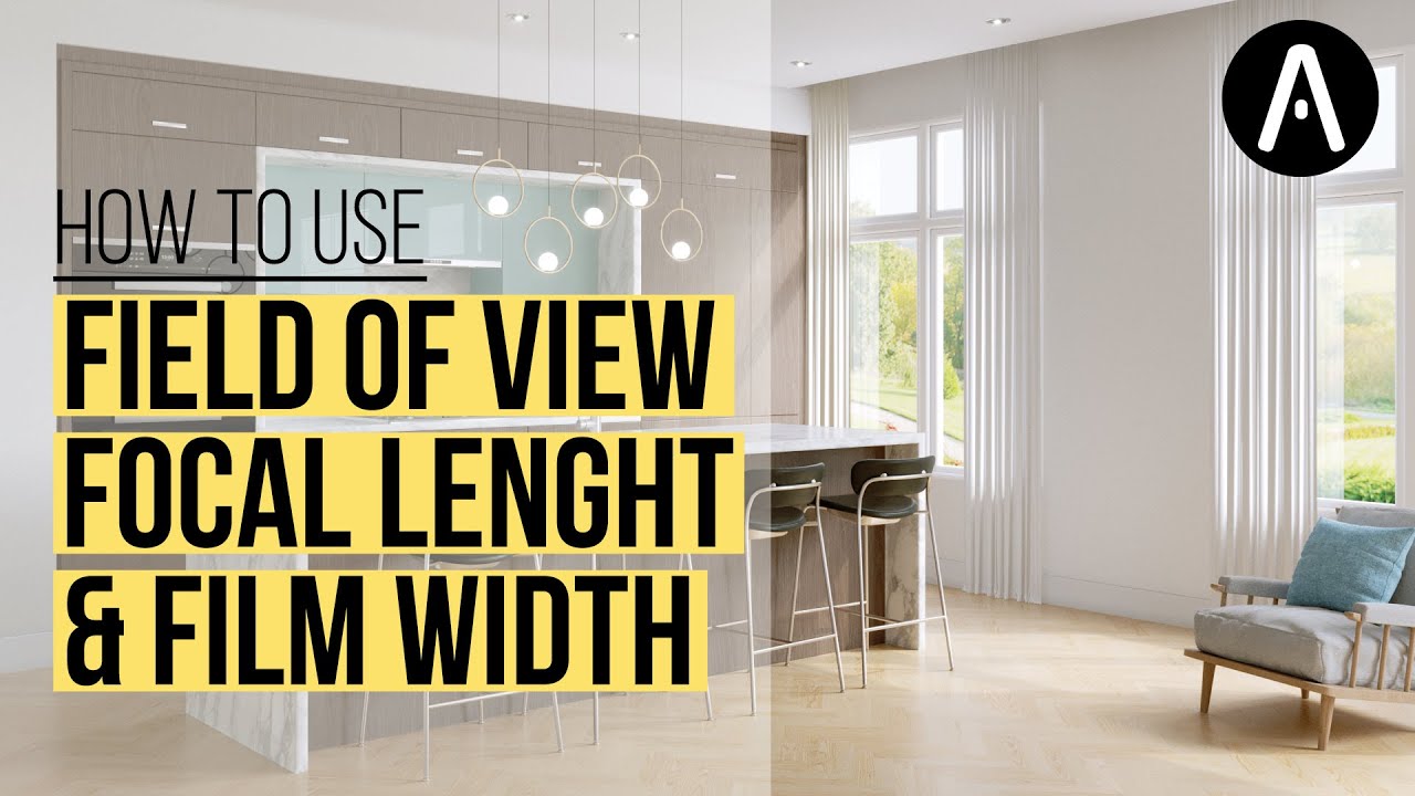 How to use the Field of view, Focal length, film width and Zoom Factor in Corona Renderer Cameras