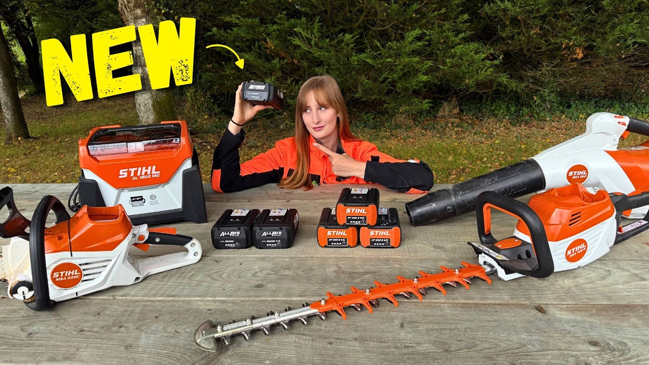 More Power! Rapid 9 Minute Charging! NEW STIHL ALL PRO Tabless Batteries!