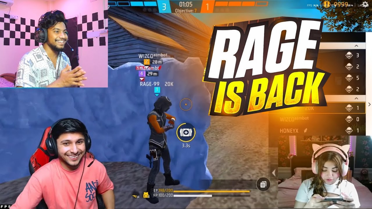 Reaction On RAGE 99 🍷🗿 || International YouTubers SHOCKED 😎🔥|| Garena Free Fire