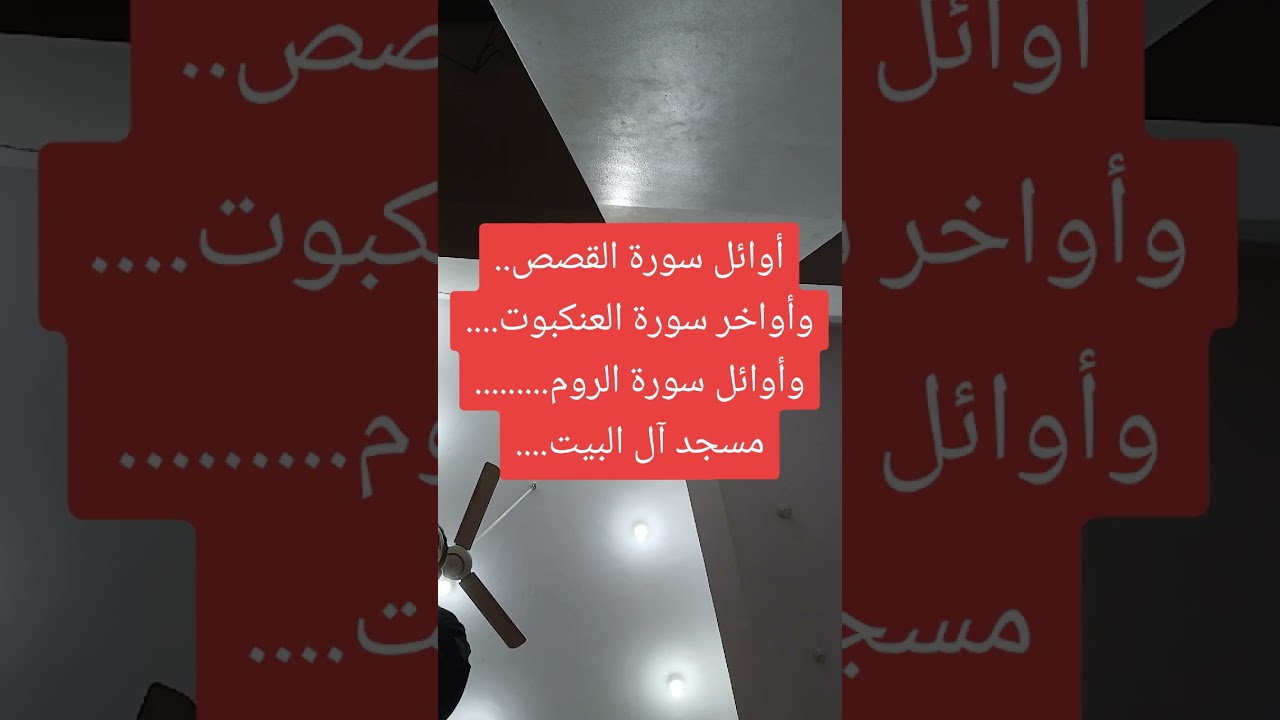 رحلتي...القصص...مسجد ال البيت..٨ يناير ٢٠٢٦م...
