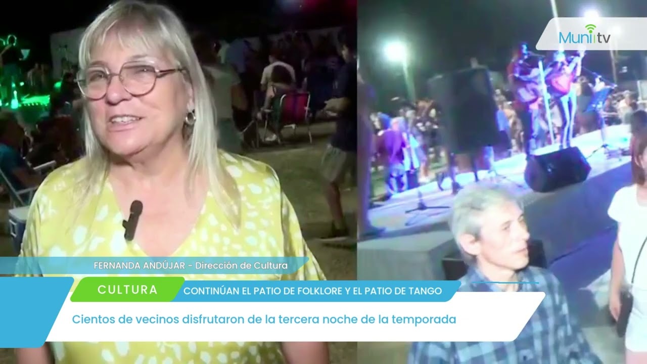 CONTINÚAN EL PATIO DE FOLKLORE Y EL PATIO DE TANGO