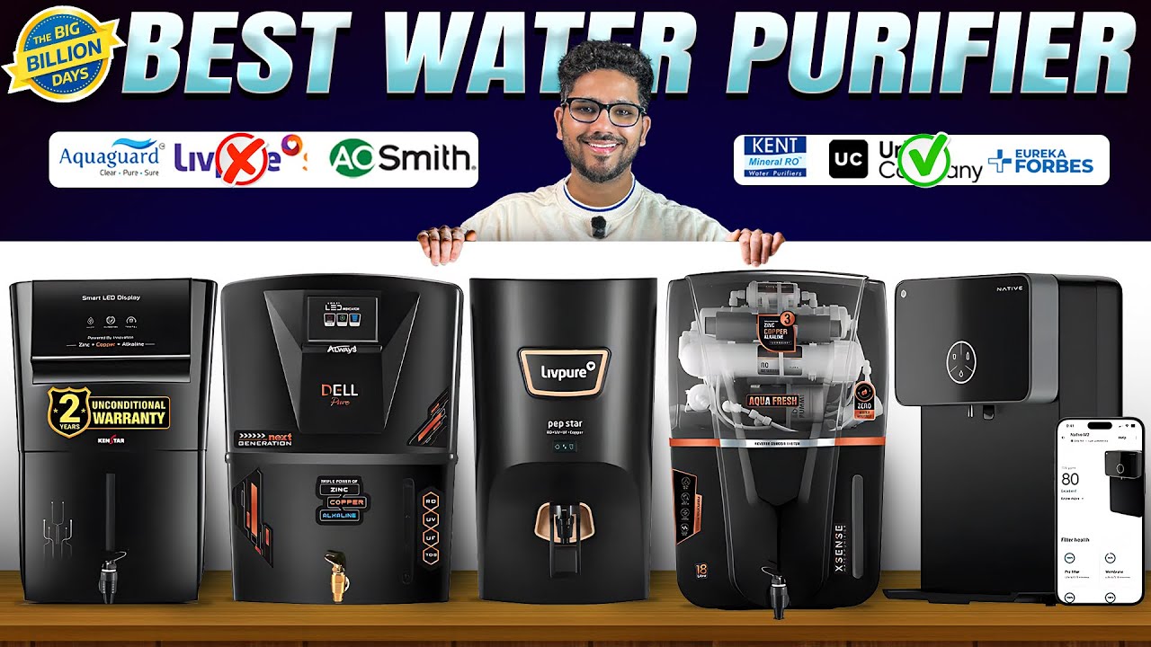 Deals on Water Purifier in Flipkart Big Billion Day 🔥 RO + UV + UF 🔥 Under 5000 to 15000 🔥MR KNOWN 🔥