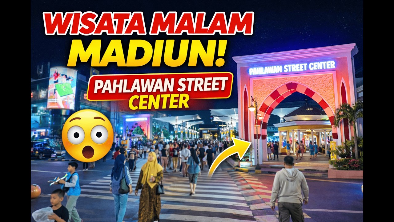 Wisata Malam Madiun: Pahlawan Street Center & Monumen 7 Negara, Cantik Banget!