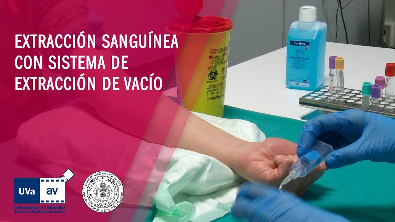 EXTRACCIÓN SANGUÍNEA CON SISTEMA DE EXTRACCIÓN DE VACÍO