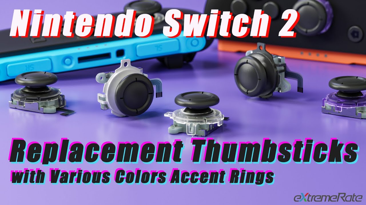 How to Replace & Customize Nintendo Switch 2 JoyCon Thumbsticks - eXtremeRate