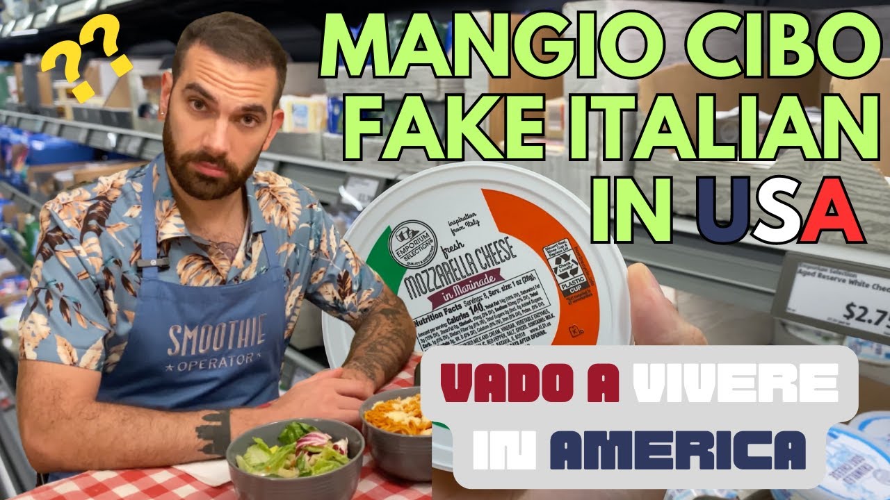 Mangio 5 prodotti FINTI ITALIANI trovati in 5 supermercati DIVERSI in USA!
