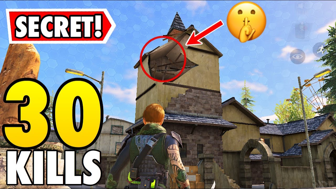 ONLY 1% OF PLAYERS KNOW THIS SECRET SPOT IN CALL OF DUTY MOBILE BATTLE ROYALE!