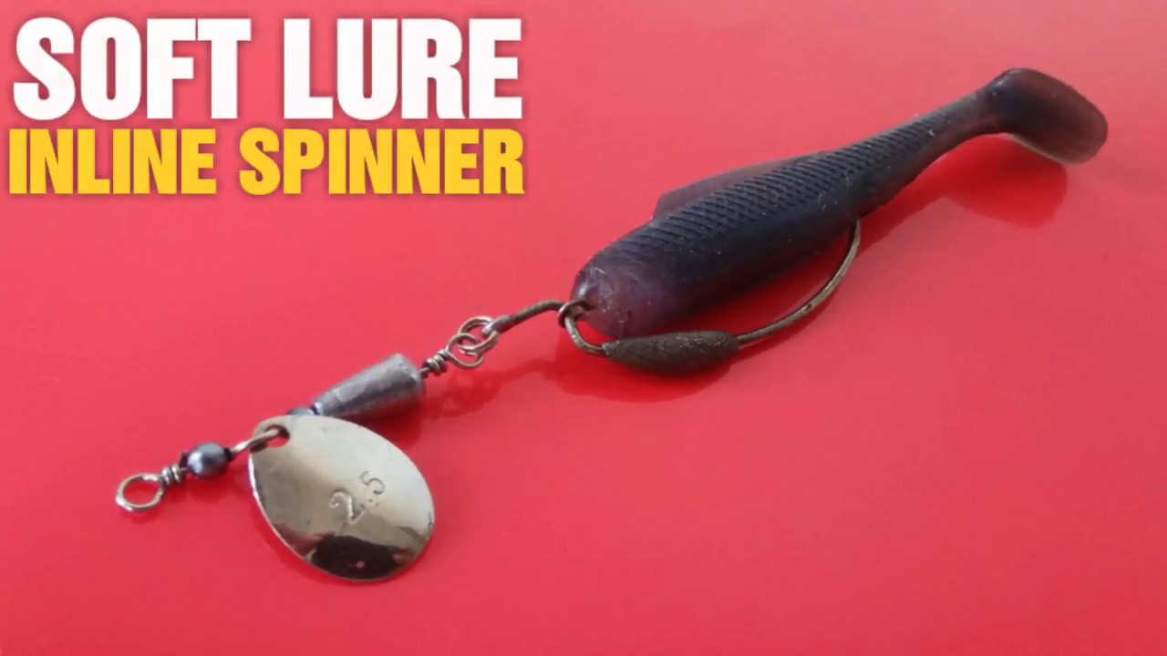 Soft Lure Hack #4 - DIY Inline Spinner