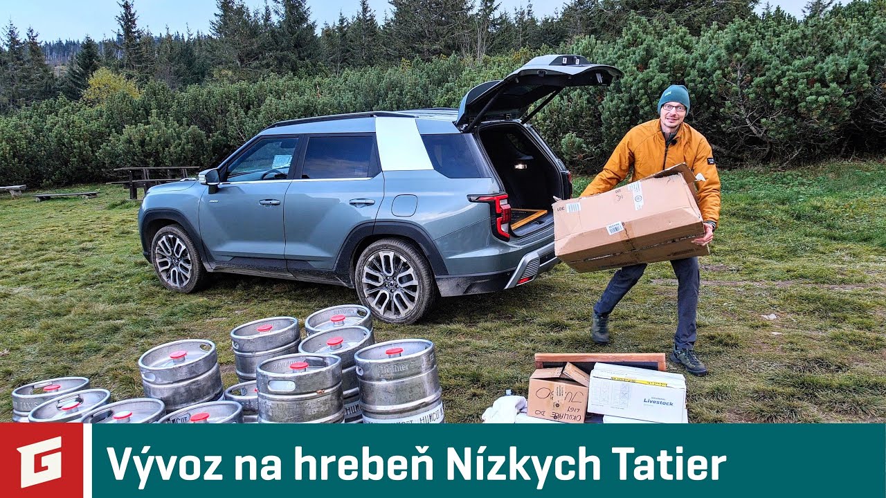 SsangYong TORRES 1.5 TGDi AWD - TEST - Vývoz nákladu na hrebeň Nízkych Tatier - Garáž.tv - Šulko
