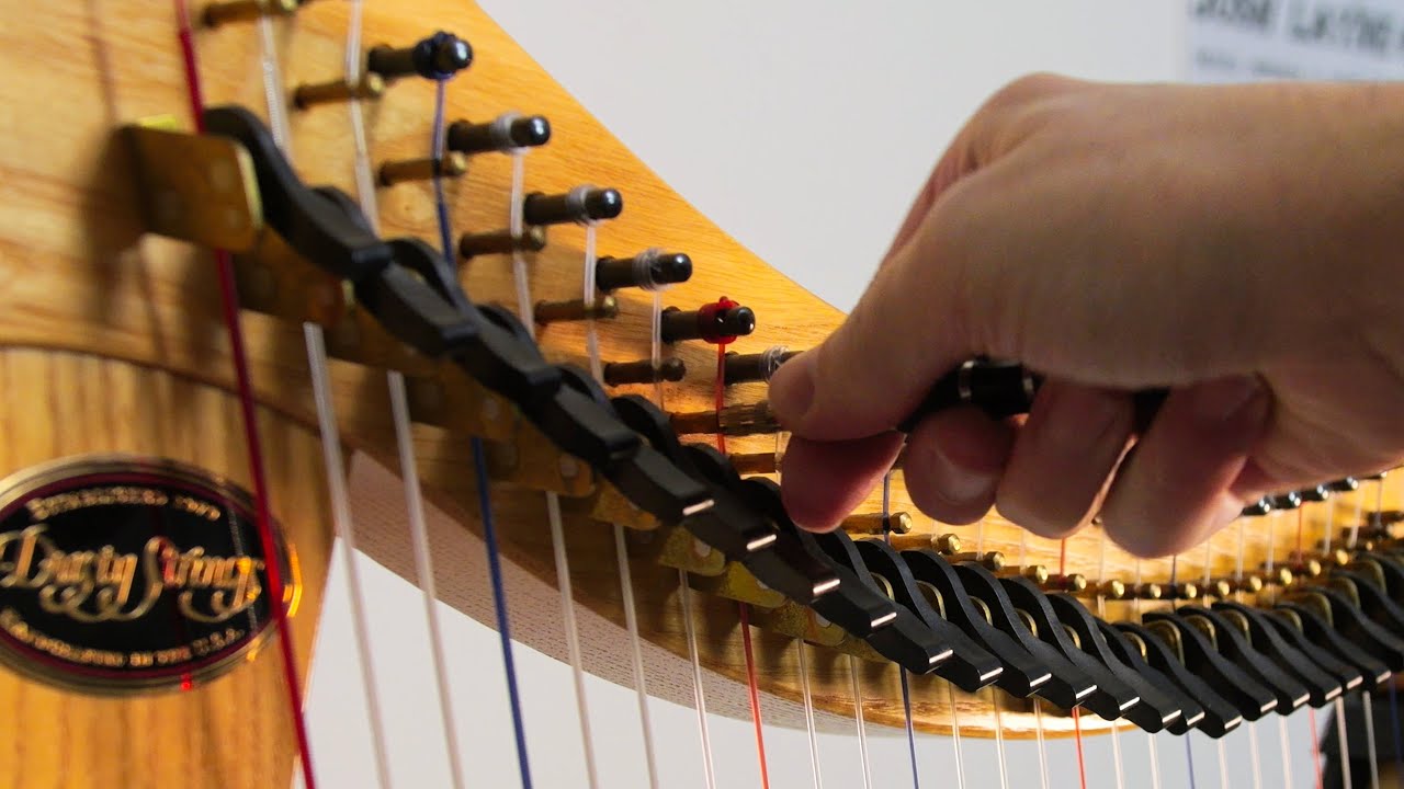 A new year, a new harp! Regulating a Dusty Strings Ravenna.
