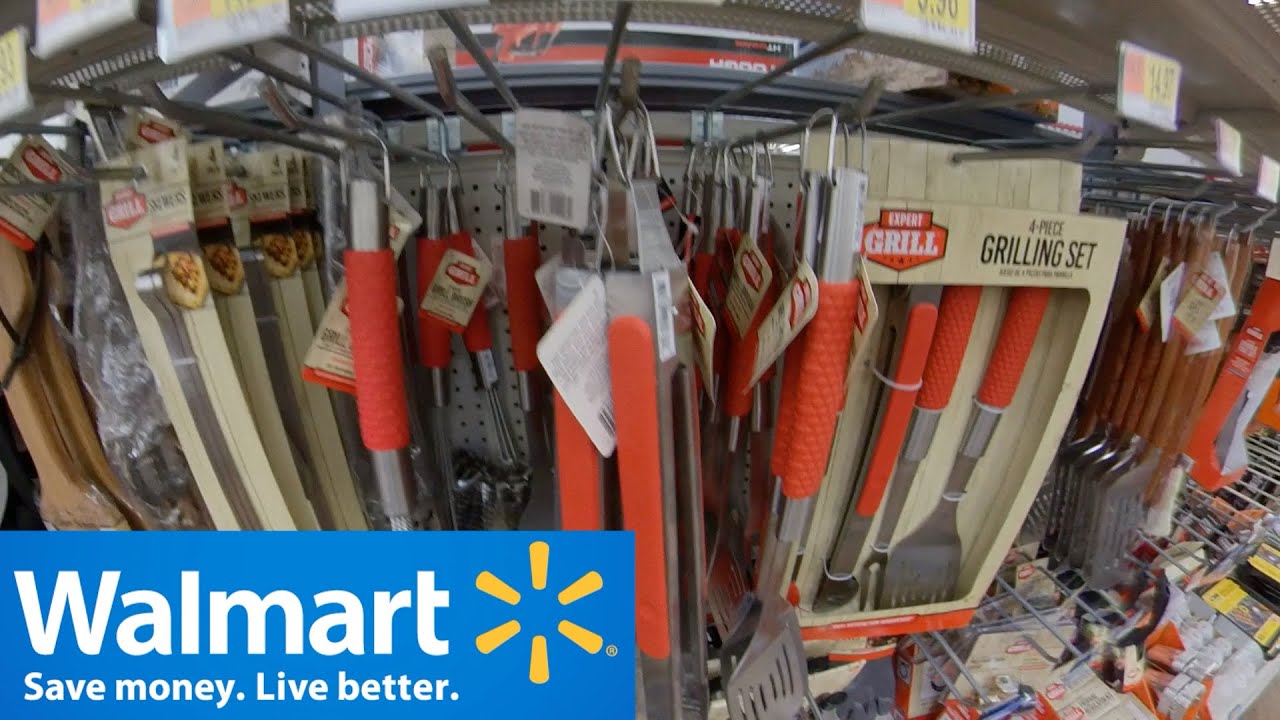 Shop With Me Walmart Grilling Accessories BBQ Tools Come With Me