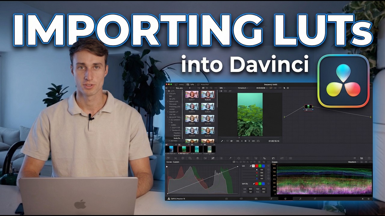 Installing LUTs in Davinci Tutorial