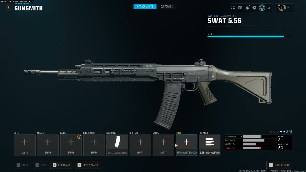 How to convert SWAT 5.56 Marksman Rifle to a GRAU | Call of Duty Warzone: Verdansk