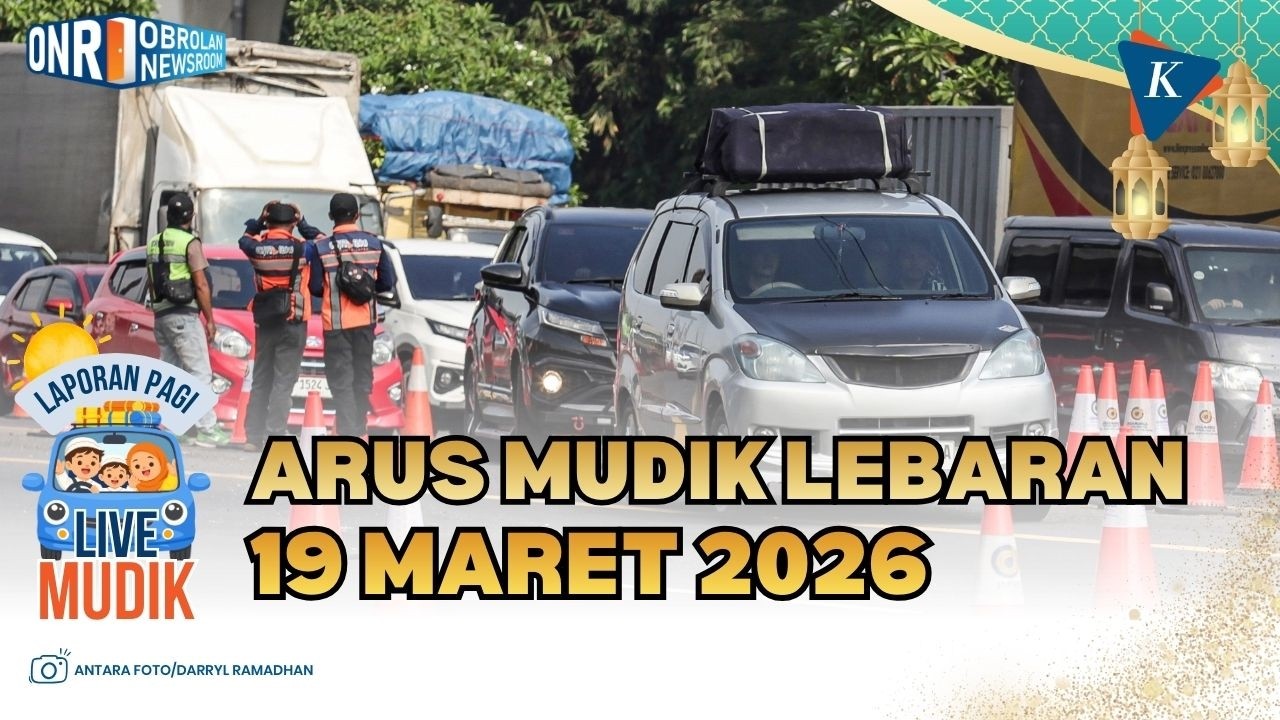 🔴 Situasi Arus Mudik Lebaran 2026, 19 Maret [LIVE PAGI]