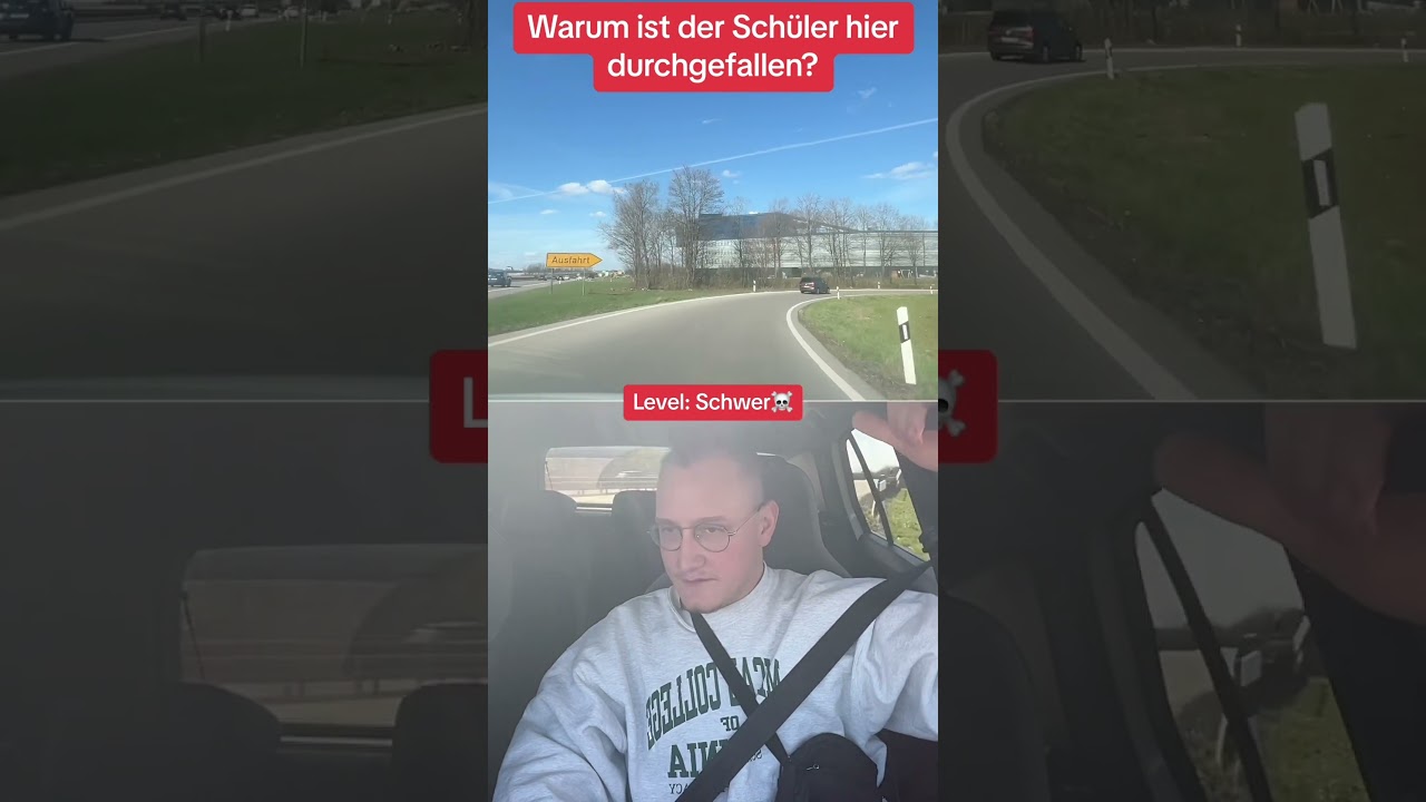 Warum ist der Sch&uuml;ler hier durchgefallen? #fahrpr&uuml;fung #fahrstunde #fahrlehrer #fahrsch&uuml;ler #viral
