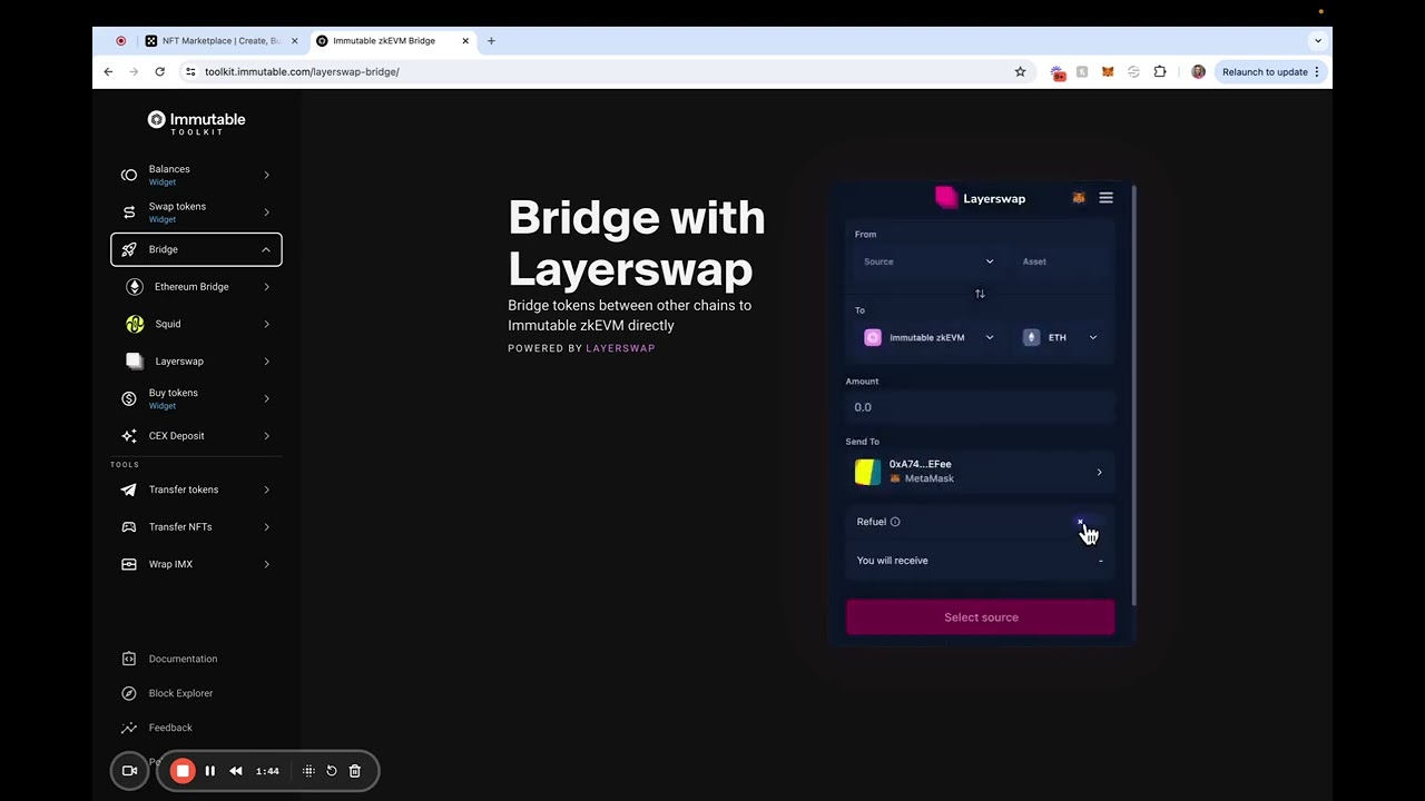 How to add funds to Immutable zkEVM
