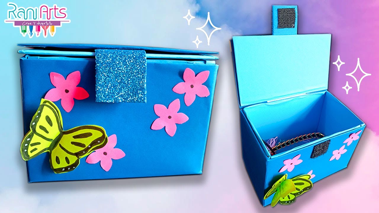 como hacer un JOYERO f&aacute;cil - DIY - easy JEWELRY BOX