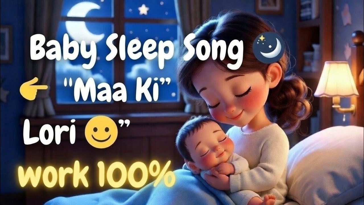 Baby Sleep Music for Deep Sleep 😴 | Maa Ki Lori Animation | Lullaby Song for Babies