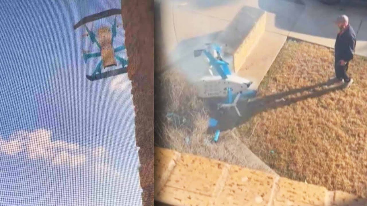 Amazon Delivery Drone Crashes Into Texas Apartment Building