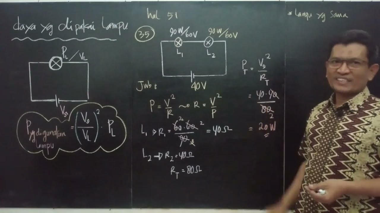 ENERGI DAN DAYA LISTRIK | Rangkaian Listrik Arus Searah - Fisika Kelas 12