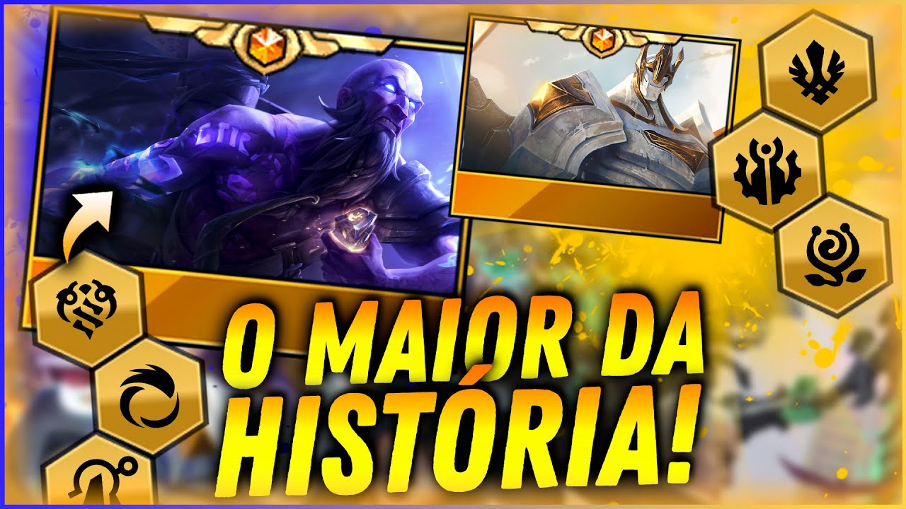 FIZ O MAIOR RYZE DO MUNDO SEM USAR EMBLEMAS OU COROAS! | Teamfight Tactics 