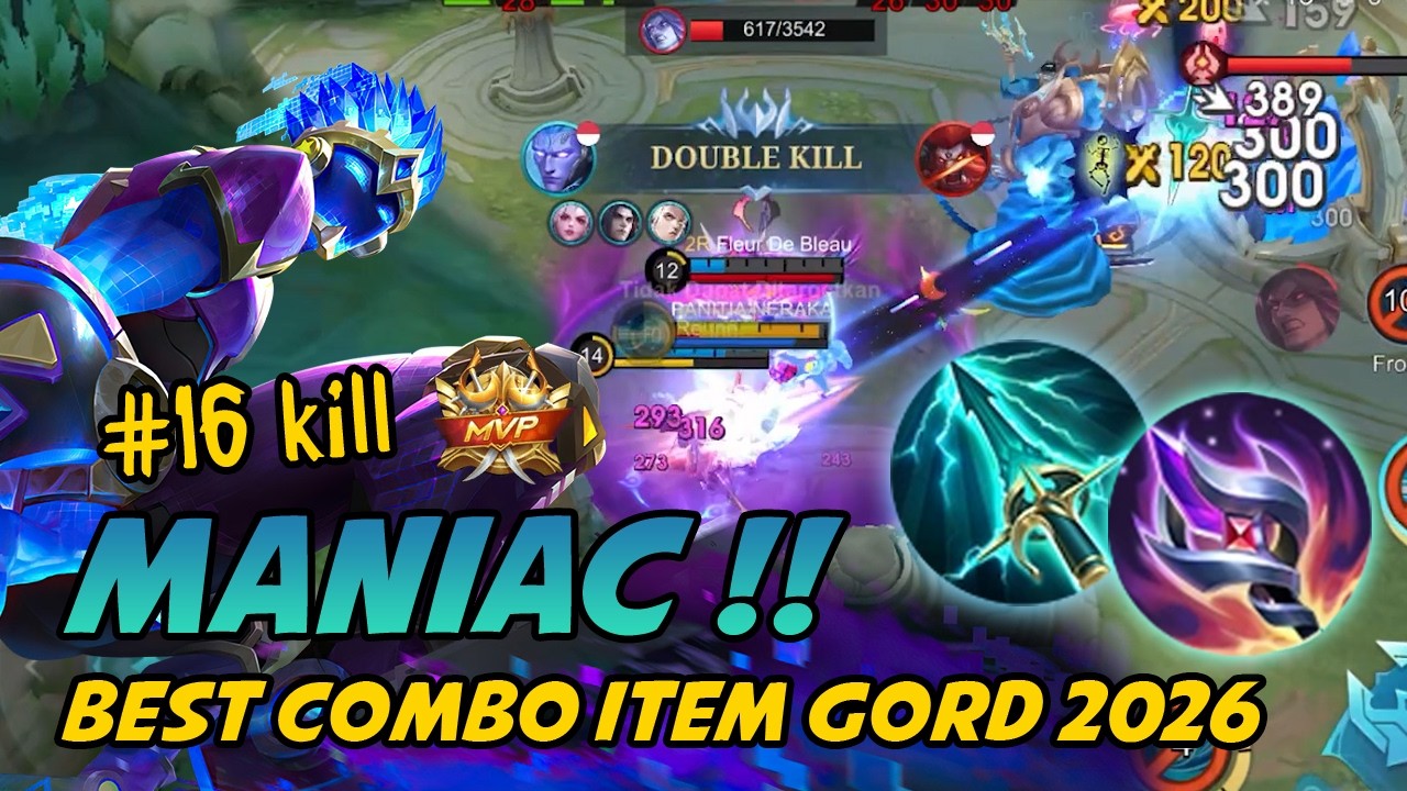 GAMEPLAY GORD FULL DAMAGE | BEST BUILD GORD 2026 | GORD NO 1 CONTROLLER