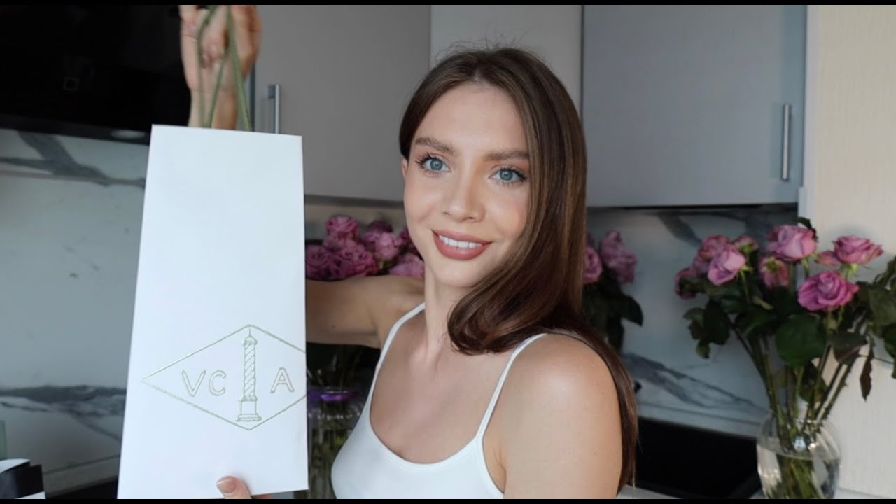 ЛЮКСОВАЯ РАСПАКОВКА | Мое первое украшение от Van Cleef & Arpels | Alo Yoga и косметика от Dior