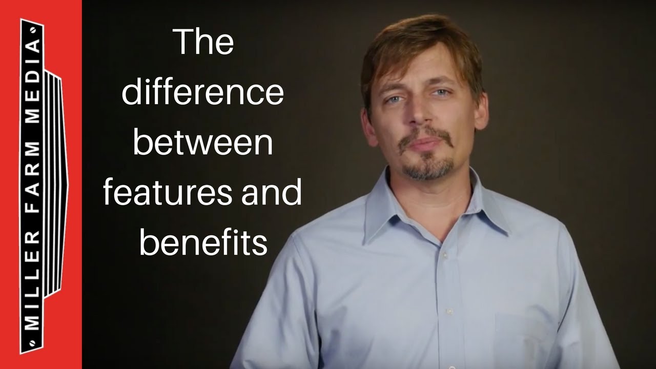 The difference between features and benefits