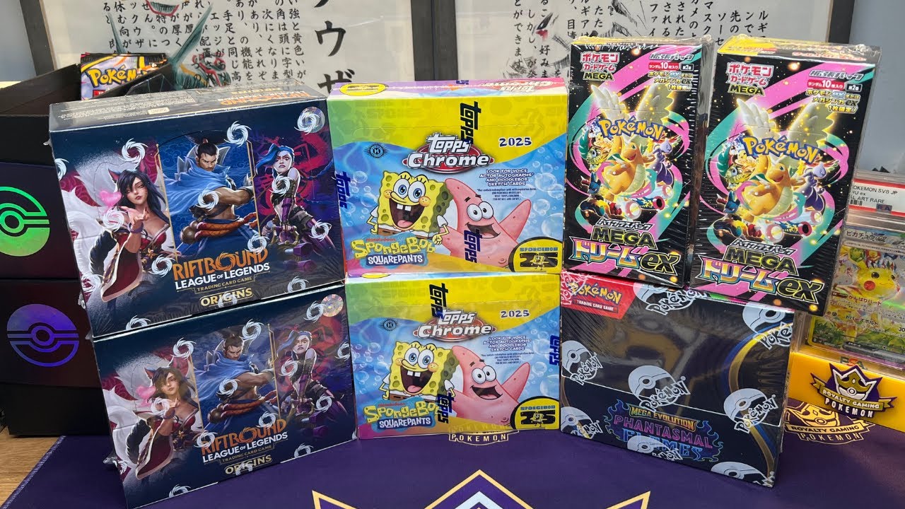 MEGA DREAM, PHANTASMAL, RIFTBOUND, & SPONGEBOB RESTOCKS!  - ONLINE POKEMON STORE!