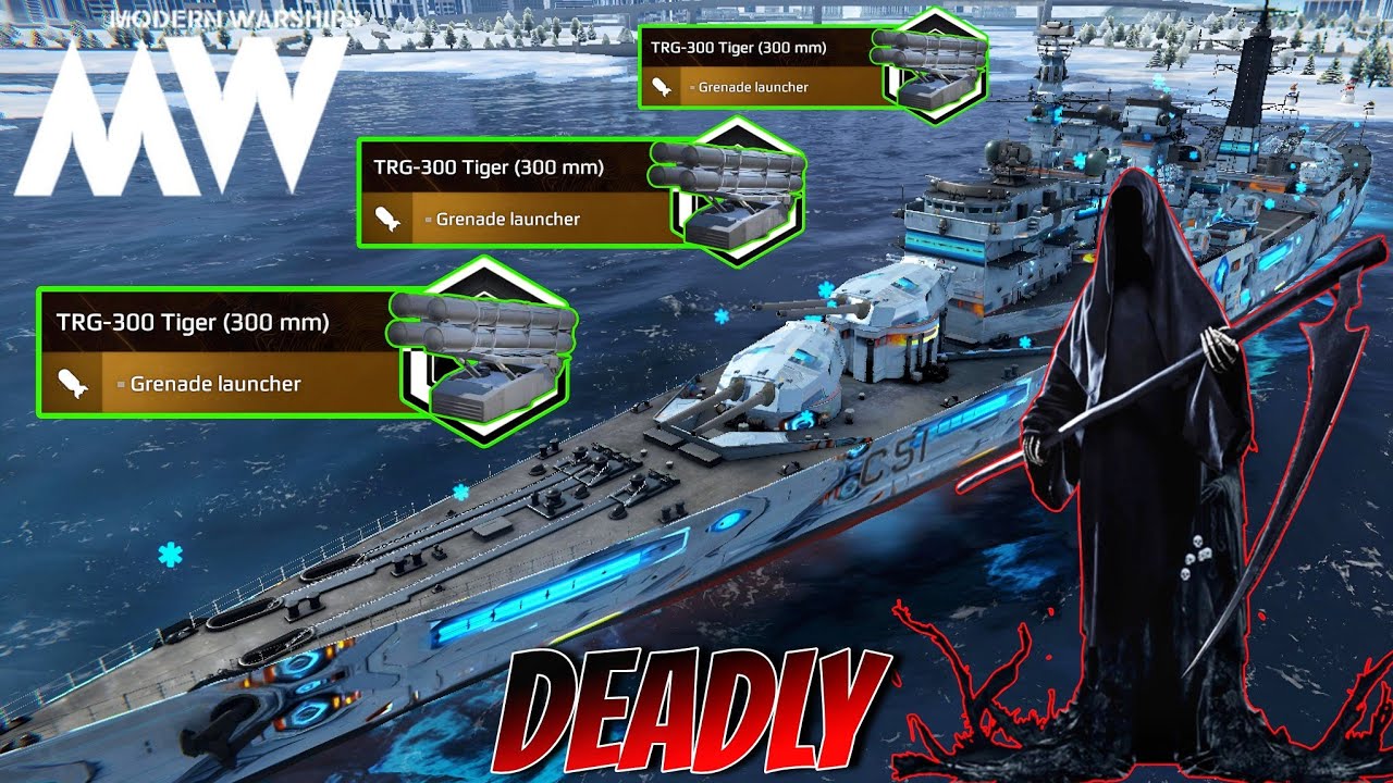 HMS HOOD With 3x TRG-300 🔥 Deadliest Build ☠️ - Modern Warships 