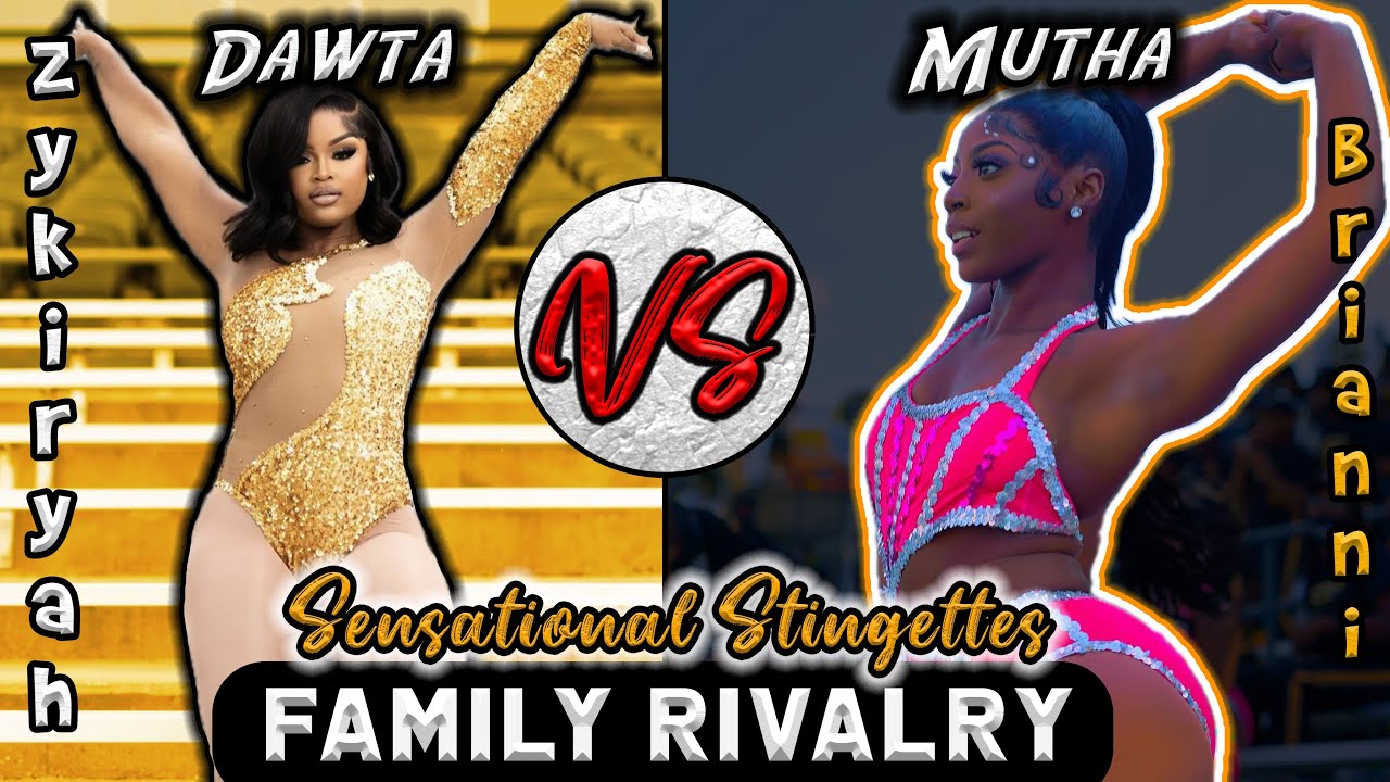 Family Rivalry: Mutha vs Dawta | BRIANNI vs ZYKIRYAH | Sensational Stingettes 💛🖤