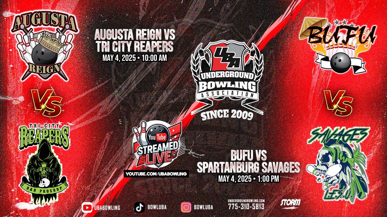 Live UBA Tour Stop | BUFU vs Spartanburg Savages | Midlands/Palmetto District | S15 | Anderson SC