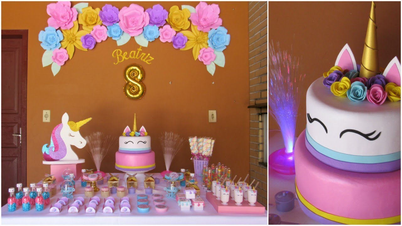 FESTA UNICÓRNIO - FAÇA VOCÊ MESMO! Meu aniversário.
