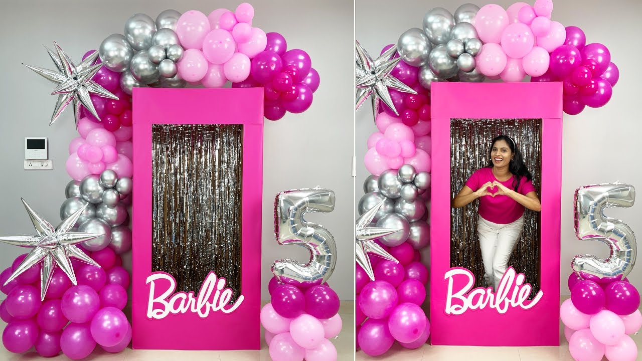 Barbie Theme Balloon Decoration for Girls