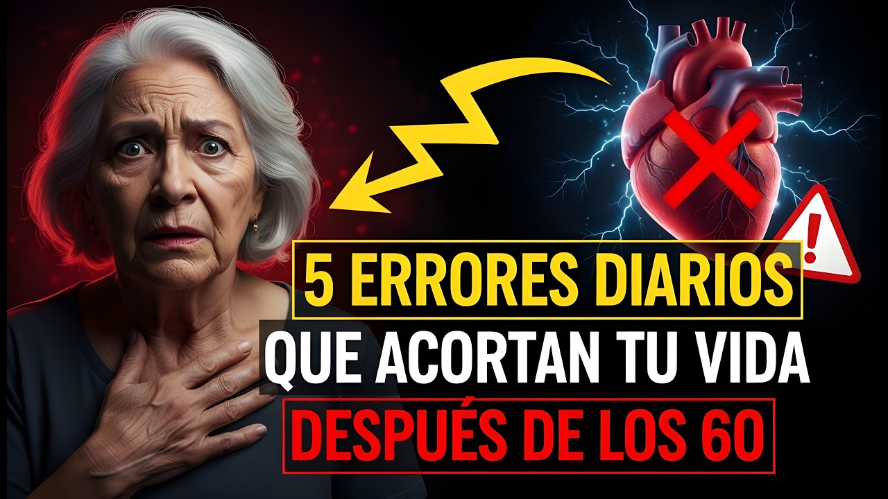 Después de los 70, estos 5 errores diarios pueden acortar tu vida sin que lo notes