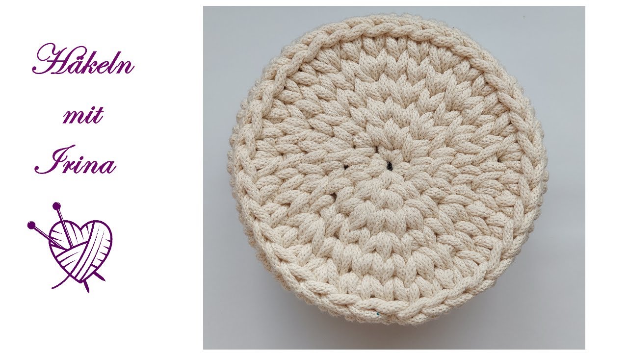 Kreis häkeln, Strickstich Muster, Grundanleitung circle crochet